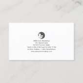 整備士車自動補修ピストンギア 名刺 (裏面)