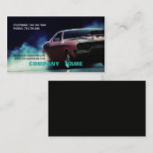 整備士軽い車の道の通りの競争の速度 名刺 (正面/裏面)