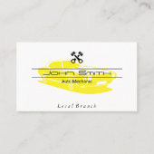 整備士 |エンジニア |ピストン 名刺 (正面)