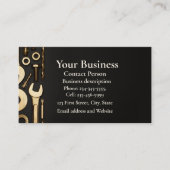 整備士、エンジニア、Fix-it Handyman 名刺 (正面)