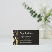 整備士、エンジニア、Fix-it Handyman 名刺 (スタンド正面)