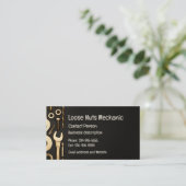 整備士、エンジニア、Fix-it Handyman Business Card 名刺 (スタンド正面)