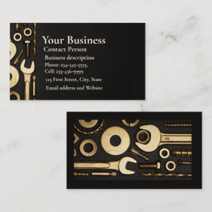 整備士、エンジニア、Fix-it Handyman Business Card 名刺