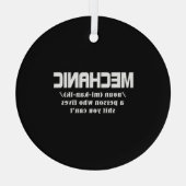 整備士 ガラスオーナメント (裏面)