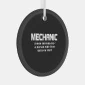 整備士 ガラスオーナメント (正面右)