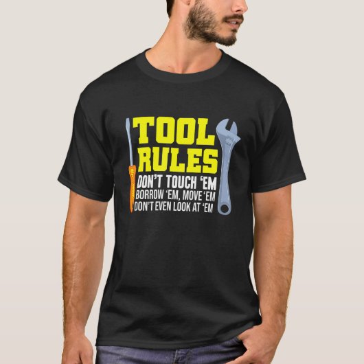 整備士 – ツール規則TouchEm借用Em Tシャツ (正面)
