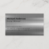 整備士（レンチ付） |メタリック 名刺 (裏面)