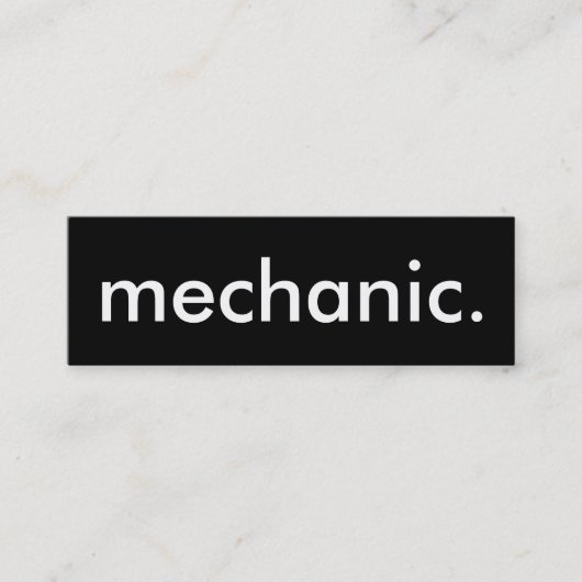 整備士。 ロイヤリティのパンチカード ロイヤリティカード (正面)