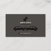 整備士/事故回復（グレーBG） 名刺 (正面)