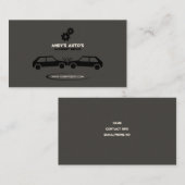 整備士/事故回復（グレーBG） 名刺 (正面/裏面)