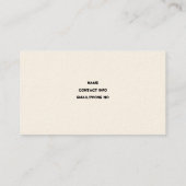 整備士/事故復旧名刺 名刺 (裏面)