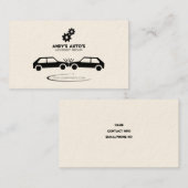 整備士/事故復旧名刺 名刺 (正面/裏面)