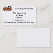 整備士 名刺 (正面/裏面)