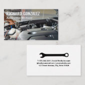 整備士 | 技術者 | エンジンの使用 名刺 (正面/裏面)