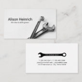 整備士 | 技術者 | ガレージショップ 名刺 (正面/裏面)