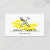 整備士 | 技術者 | レンチ 名刺 (正面)