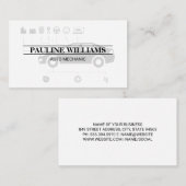 整備士 | 技術者 | 自動図表 名刺 (正面/裏面)