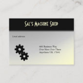 整備士/機械金ゴールド名刺 名刺 (正面)