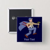 整備士 缶バッジ (正面&裏面)