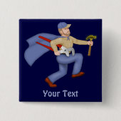 整備士 缶バッジ (正面)