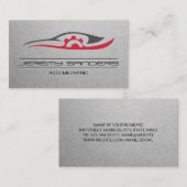 整備士 | 自動修復ロゴ 名刺 (正面/裏面)