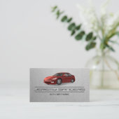 整備士 | 自動車のロゴ 名刺 (スタンド正面)