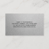 整備士 | 自動車のロゴ 名刺 (裏面)