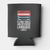 整備士-警告します 缶クーラー (正面)