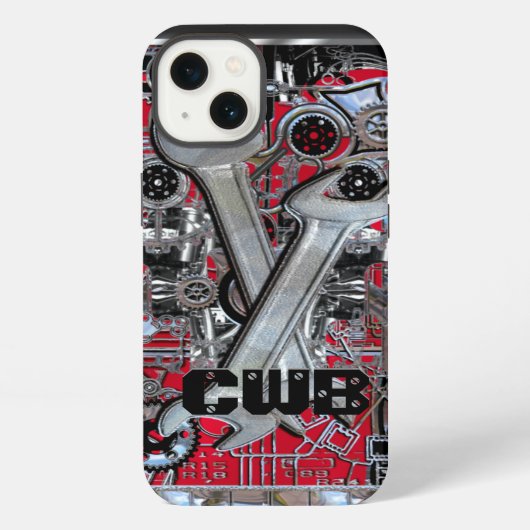 整備士 iPhoneケース (裏面)