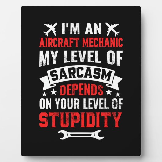 整備士Iアムアンエアクライト整備士 フォトプラーク (正面)