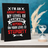 整備士Iアムアンエアクライト整備士 フォトプラーク (側面)