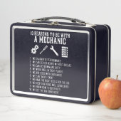 整備士Tシャツの10理由 メタルランチボックス (インサイチュ)