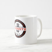 整備士V8モータファンカー8気筒点火 コーヒーマグカップ (正面右)