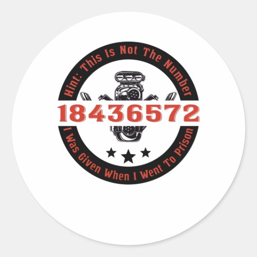 整備士V8モーターファンカー8気筒点火 ラウンドシール (正面)