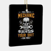 整備士YesIアム整備士 セラミックオーナメント (右)