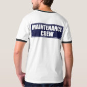 整備工のTシャツ Tシャツ (裏面)