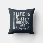 整列した場合のライフが向上するカイロプラクターノベルティ クッション (裏面)