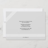 整列した1枚の写真を使った卒業おめでとうのご案内 招待状 (裏面)