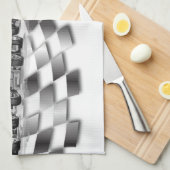 整列によってスプリント飛ぶ車の開始 キッチンタオル (四つ折り)