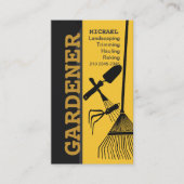 整列の造園の芝生の園芸芝生の心配 名刺 (正面)