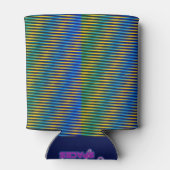 整列エネルギー | 抽象芸術行ベバレッジクーラー 缶クーラー (裏面)