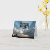 整合性あいさつ感動的文カード カード (黄色い花)