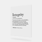 整合性定義 アクリルサイン (傾斜)