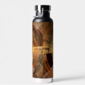 整合性抽象芸術アート ウォーターボトル (右面)