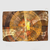 整合性抽象芸術アート ゴルフタオル (横)