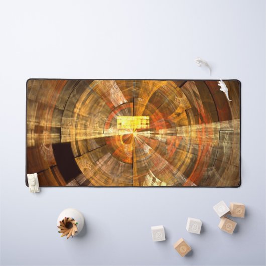 整合性抽象芸術アート デスクマット (キッズテーブル)