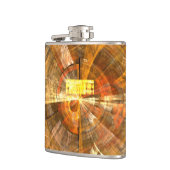 整合性抽象芸術アート フラスク (左)