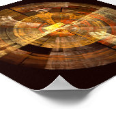 整合性抽象芸術アート ポスター (角)