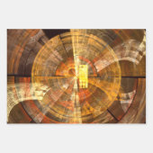 整合性抽象芸術アート ラッピングペーパーシート (正面)