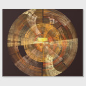 整合性抽象芸術アート ラッピングペーパー (フラット)